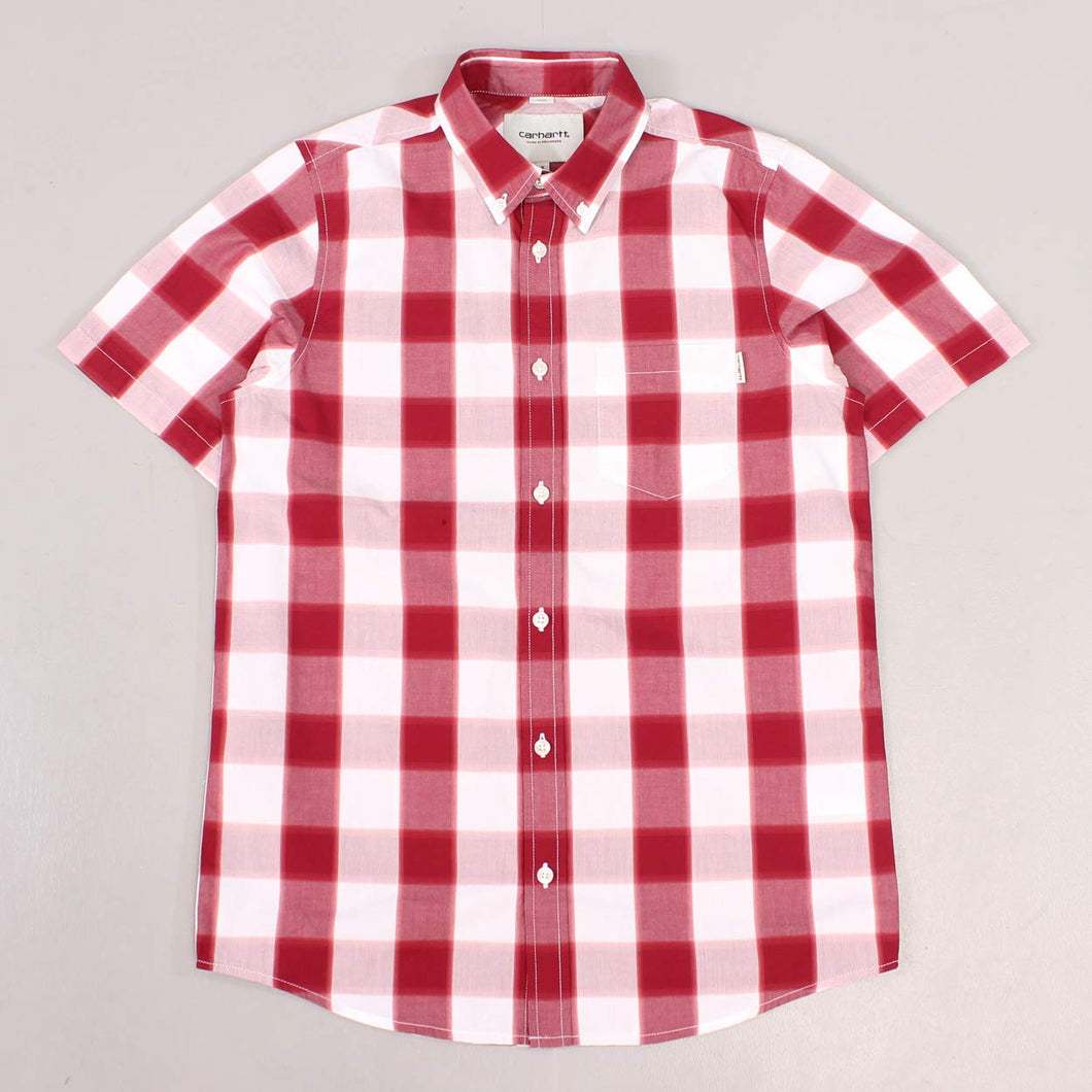 CARHARTT WIP Short Sleeve Giles Shirt Alabama Check - Camicia Manica Corta