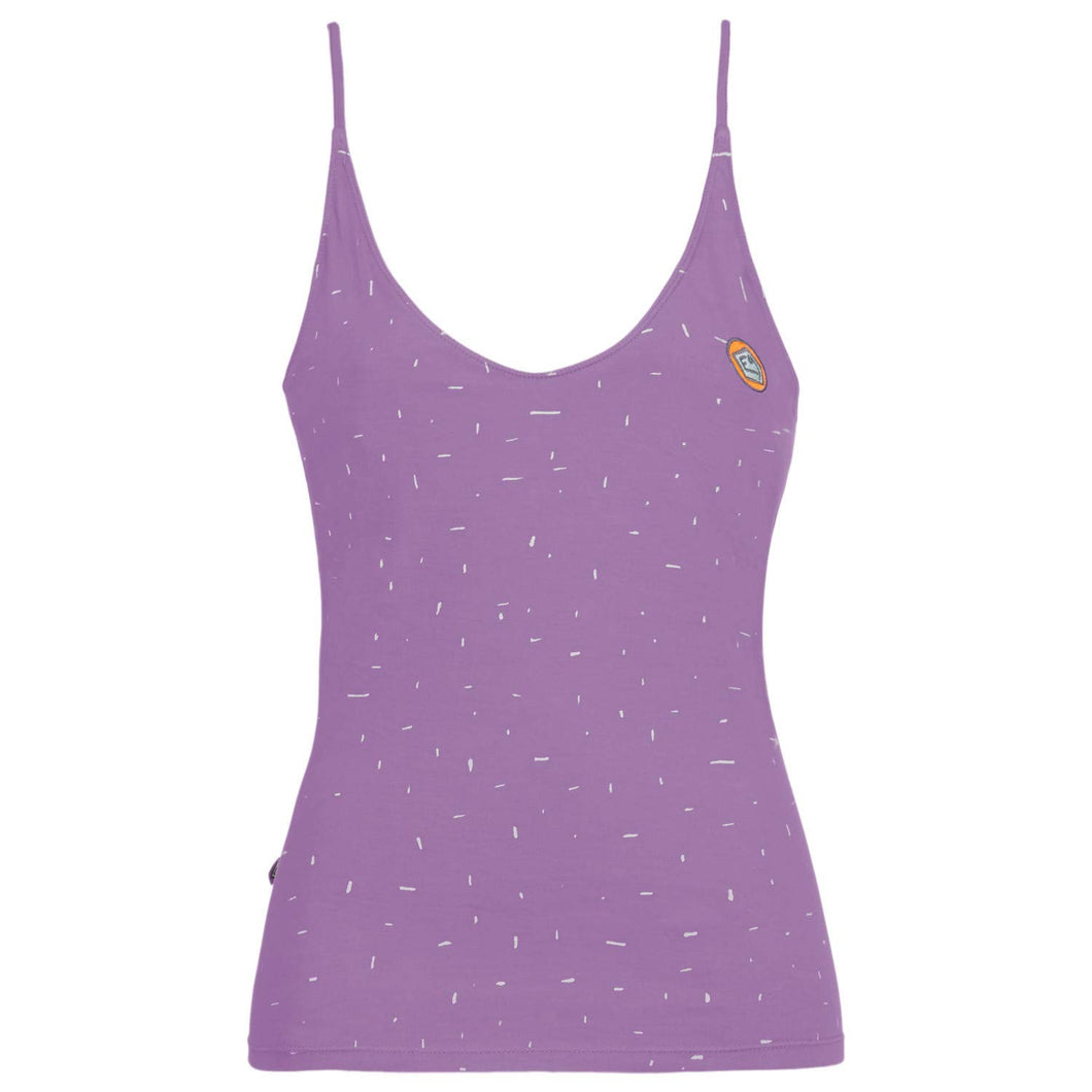 E9 Enove - Women's Clara - Top Canotta Spallina Stretta Malva Viola