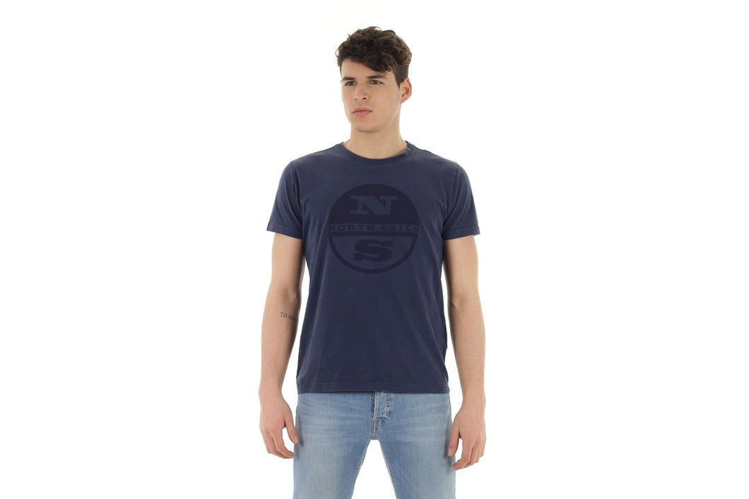 North Sails t-Shirt Uomo Logo 694057 Blu