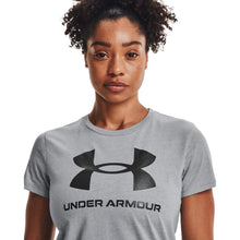 Carica l&#39;immagine nel visualizzatore di Gallery, Under Armour Live Sportstyle Graphic - Maglietta da Donna a Maniche Corte, Girocollo,
