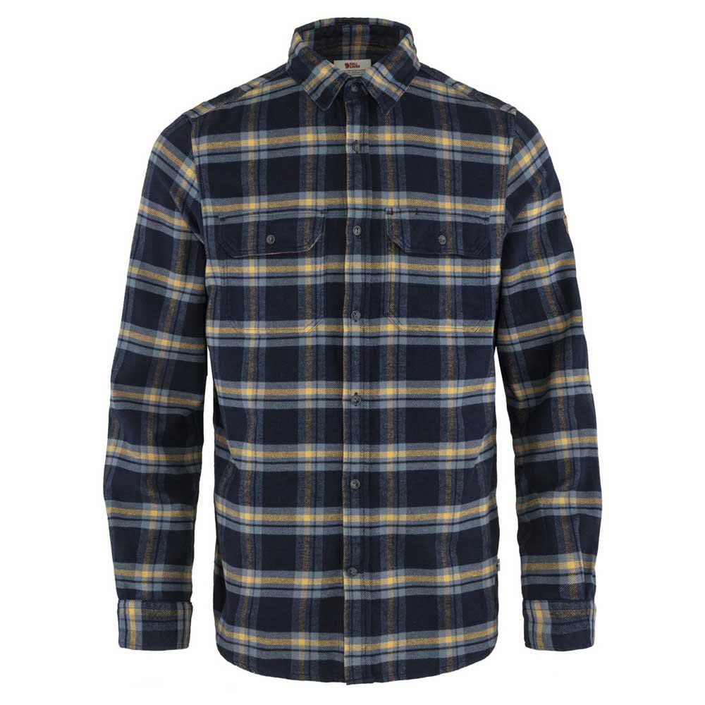 Fjällräven Övik Heavy Flannel Shirt M Camicia a Manica Lunga Unisex - Adulto (Pacco da 1)