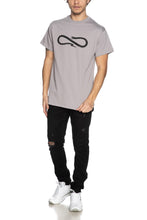 Carica l&#39;immagine nel visualizzatore di Gallery, Propaganda Maglietta Uomo Logo Tee T-Shirt a Manica Corta Grey Grigio (XL)
