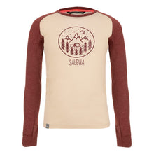 Carica l&#39;immagine nel visualizzatore di Gallery, SALEWA Pure Graphic Dry K L/S Tee Maglietta a Maniche Lunghe Unisex-Bimbi
