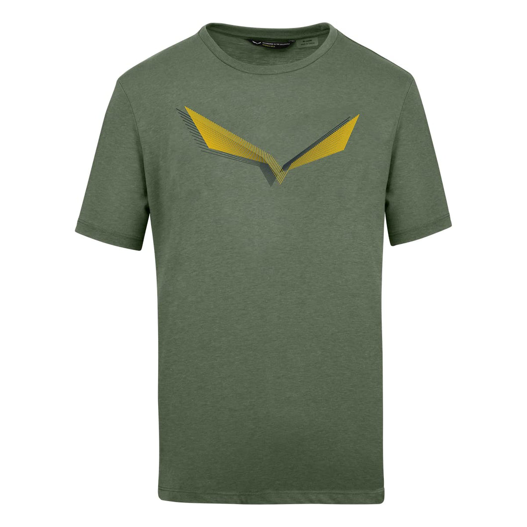 SALEWA Lines Graphic Dry M T-Shirt. Maglietta Uomo