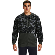 Carica l&#39;immagine nel visualizzatore di Gallery, Under Armour Rival Fleece Plus - Maglietta da uomo con zip intera
