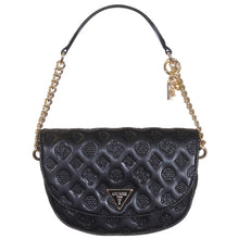 Carica l&#39;immagine nel visualizzatore di Gallery, Guess Borsa a mano/tracolla La Femme flap shoulder bag embossed nero BS23GU03 PD868919
