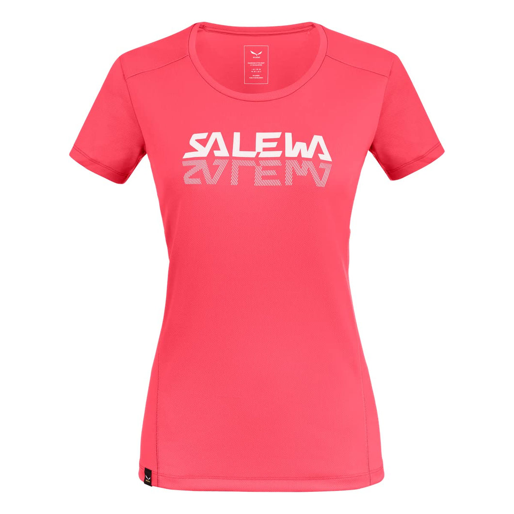 SALEWA *Sporty Graphic Dry W S/S Tee T-Shirt Donna