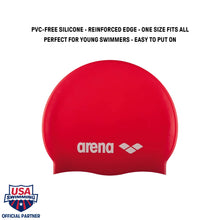 Carica l&#39;immagine nel visualizzatore di Gallery, ARENA Cappello da Bagno Classic Silikon Junior Nuoto Unisex Bambini
