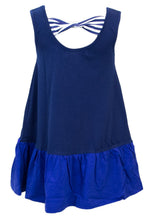 Carica l&#39;immagine nel visualizzatore di Gallery, Desigual Vestito Corto Bambina Vest Accra 18SGVK10 3/4 Blu
