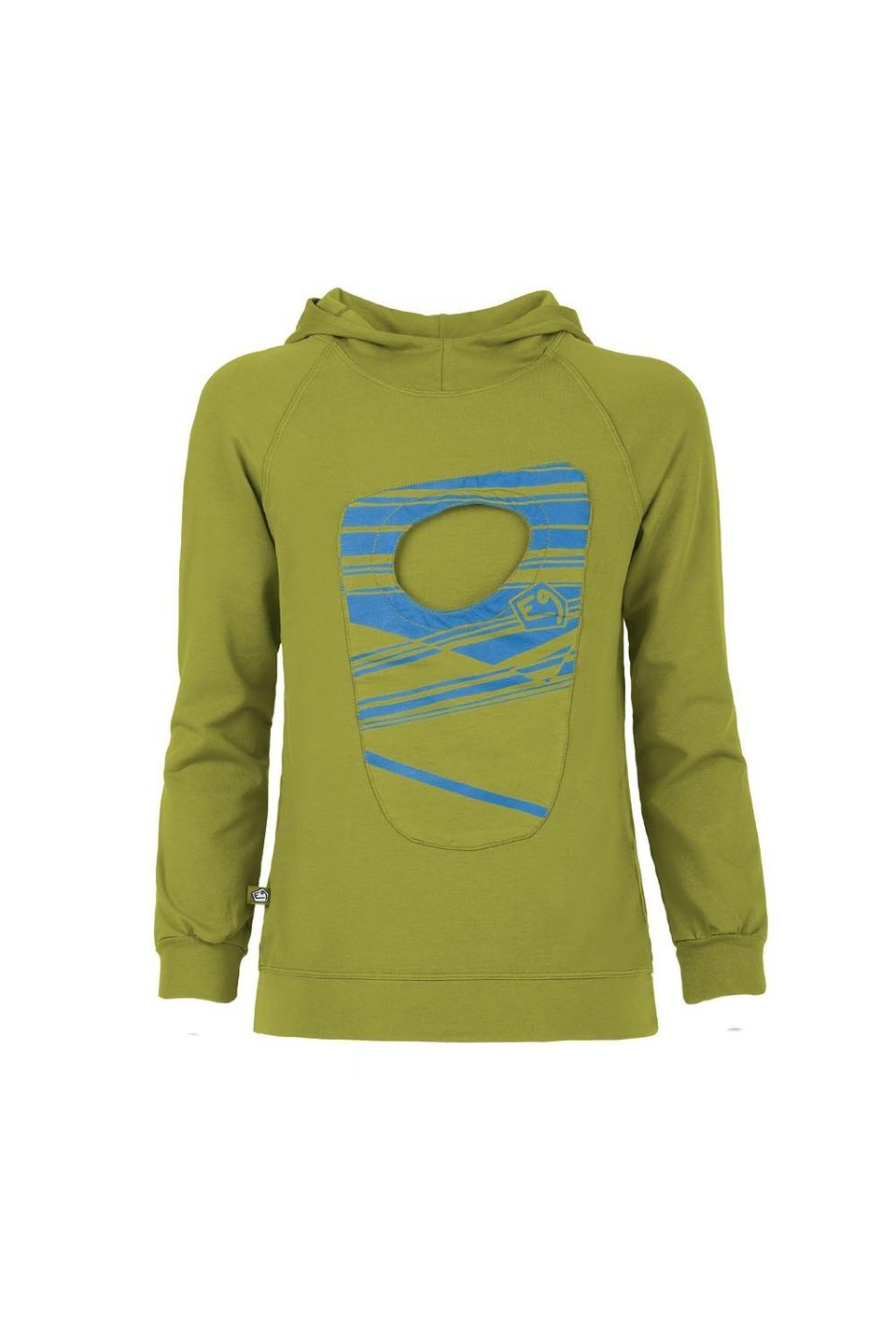 E9 Enove Giopping - Felpa con Cappuccio Bambino/a Apple Verde