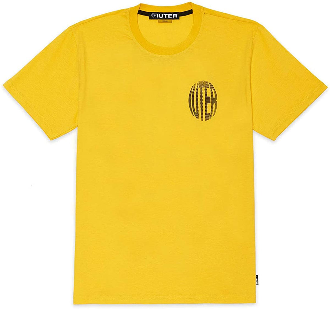 Iuter LCD Tee Screen Printed T-Shirt MC Uomo Yellow Gialla