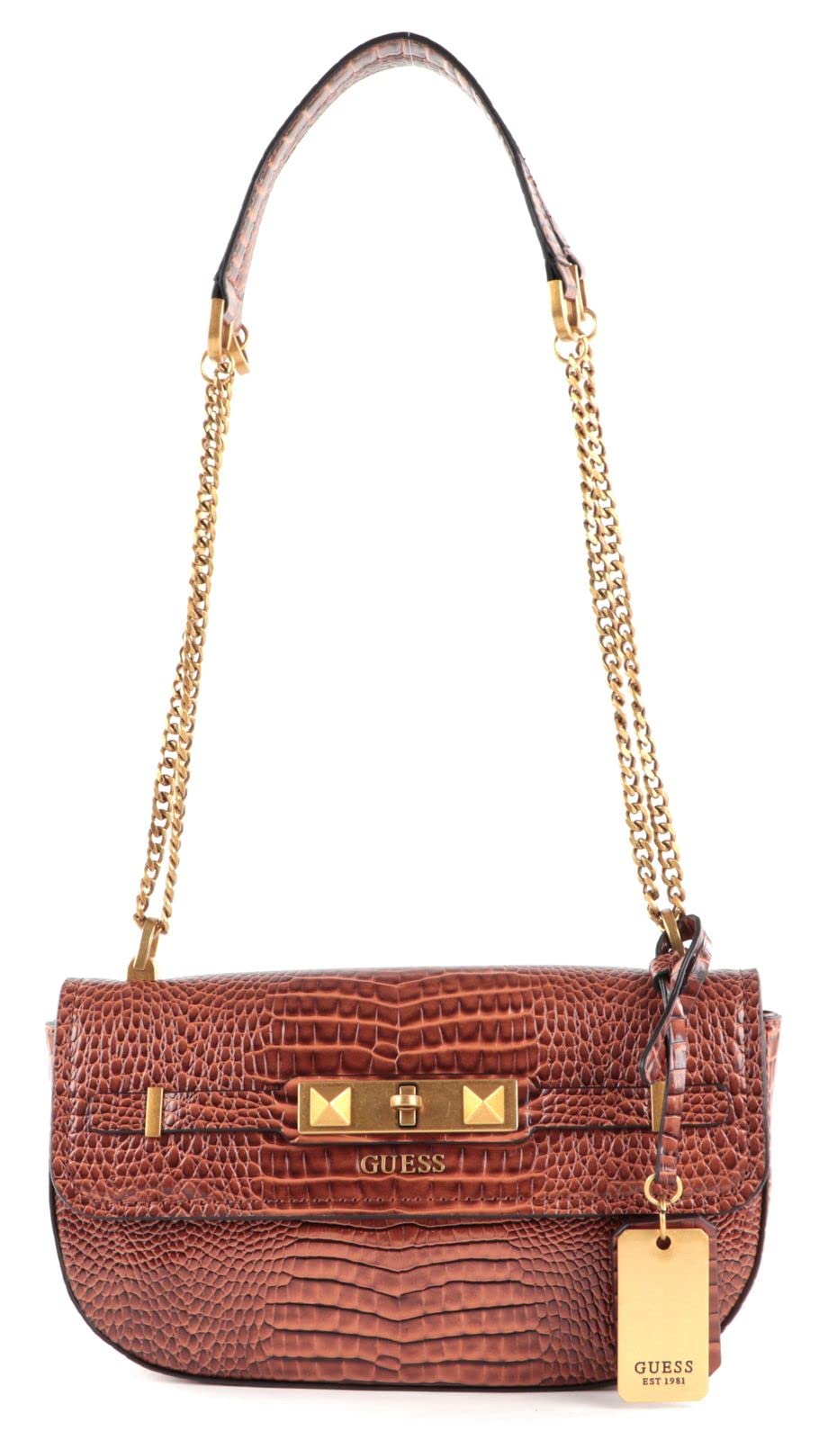 Guess Raffie Convertible Xbody Flap Cognac