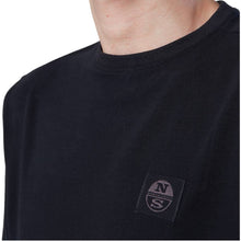 Carica l&#39;immagine nel visualizzatore di Gallery, NORTH SAILS - T-Shirt Uomo Coton Organico - XL, Black
