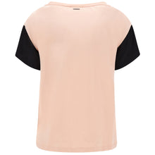 Carica l&#39;immagine nel visualizzatore di Gallery, FREDDY - T-Shirt Comfort con Scollo Ampio E Maniche in Viscosa Nera
