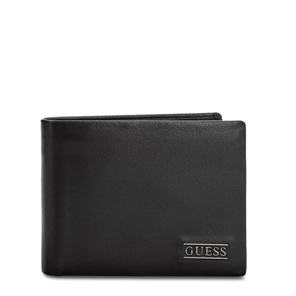 Guess New Boston Billfold W/SF W/CP, Portafogli Uomo, Black, Unica