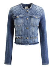 Carica l&#39;immagine nel visualizzatore di Gallery, Guess Giacca Jeans donna Layla quilted jacket ES23GU53 W3RN28D4H77
