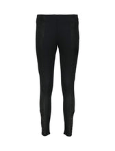 Carica l&#39;immagine nel visualizzatore di Gallery, Desigual 18SWPW14 2000 Pant_Dora Pantalone Aderente con Inserti e Grafica Nero
