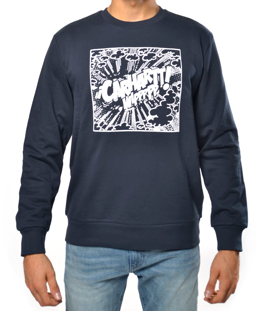 Carhartt Comic Sweat felpa uomo girocollo