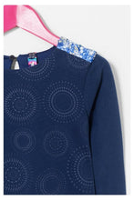 Carica l&#39;immagine nel visualizzatore di Gallery, Desigual - Girl - Vestito Blu da Bambina con Paillettes - Char - Charletown
