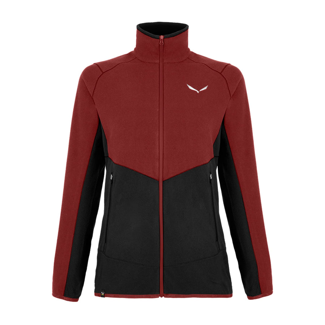 SALEWA Paganella PL W Jkt, Giacca in Pile da Donna, Syrah, M