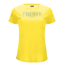 Carica l&#39;immagine nel visualizzatore di Gallery, FREDDY T-Shirt Comfort in Jersey Lyocell con Stampa e Micro Borchie
