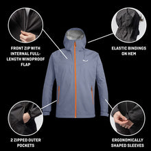 Carica l&#39;immagine nel visualizzatore di Gallery, SALEWA Puez (Aqua 3) Ptx M Jkt Giacca Uomo
