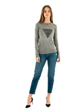 Carica l&#39;immagine nel visualizzatore di Gallery, Guess Maglia Donna Paulette RN LS Sweater XL Grigio
