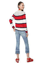 Carica l&#39;immagine nel visualizzatore di Gallery, Desigual Maglione Rosso - JERS CLONMEL - 19SWJF51 (XL)
