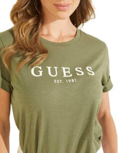 Carica l&#39;immagine nel visualizzatore di Gallery, Guess T-Shirt Donna ES 1981 Roll Cuff
