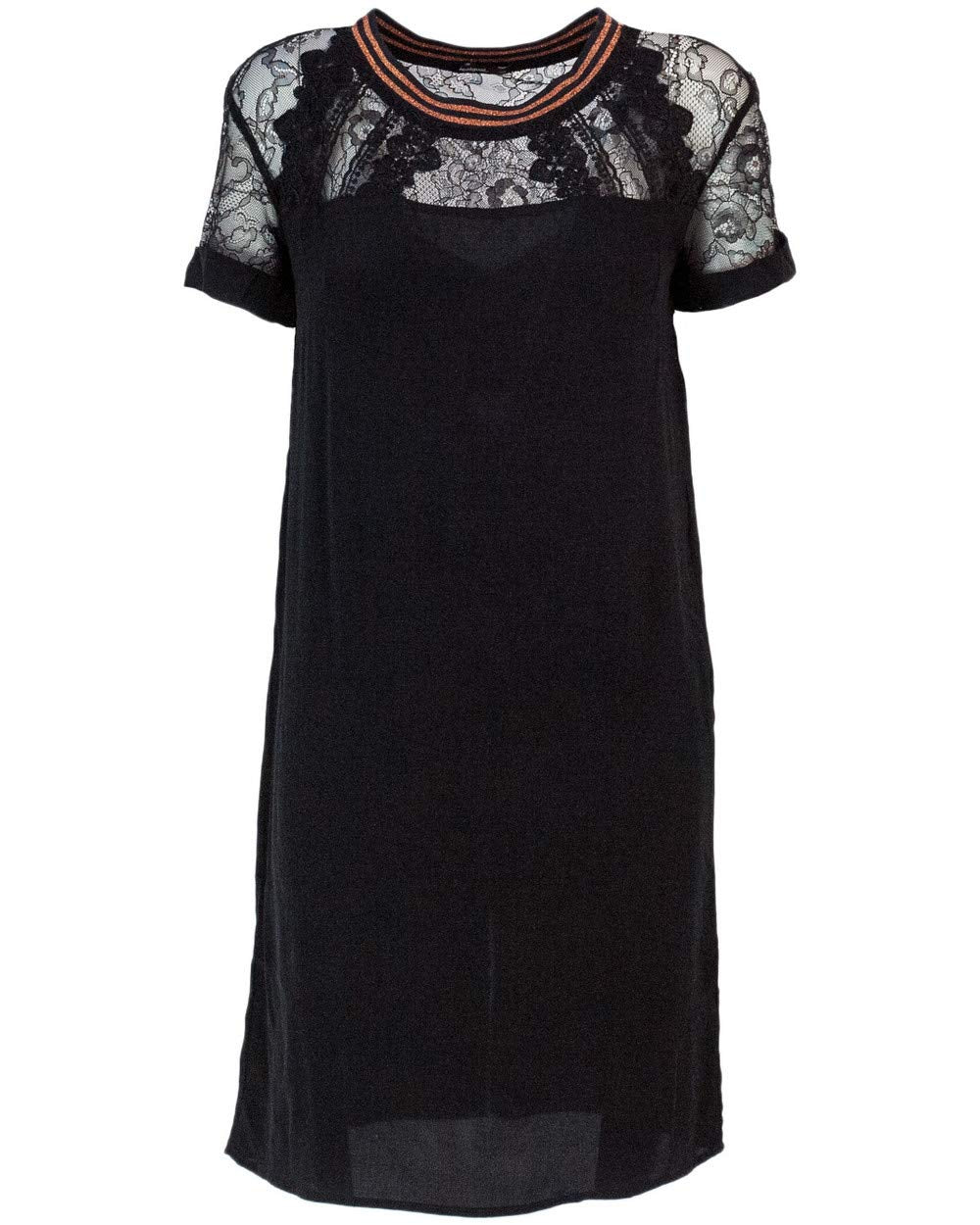 Desigual Vestito Nero - Vest ARAL - 18WWVW37