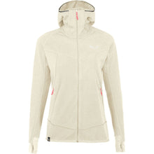 Carica l&#39;immagine nel visualizzatore di Gallery, SALEWA Puez Hybrid Polarite Hooded Fleece, Felpa Donna, Beige (Oatmeal Melange), S
