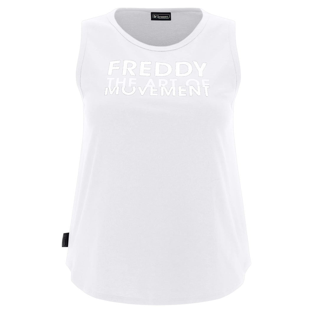 FREDDY - Canotta Comfort Fit con Stampa The Art of Movement
