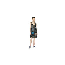 Carica l&#39;immagine nel visualizzatore di Gallery, DESIGUAL VESTITO CORTO DONNA VEST PRUNUS DULCIS 18SWVWEI 38 (s) nero
