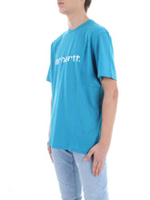 Carica l&#39;immagine nel visualizzatore di Gallery, CARHARTT WIP S/S Script T-Shirt Uomo Manica Corta Pizol/White
