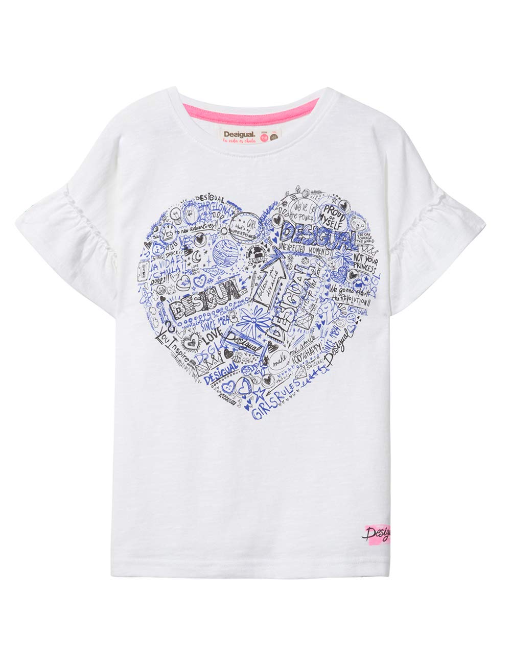 Desigual TS_Sacramento Maglia a Maniche Lunghe Bambine e Ragazze