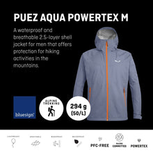 Carica l&#39;immagine nel visualizzatore di Gallery, SALEWA Puez (Aqua 3) Ptx M Jkt Giacca Uomo

