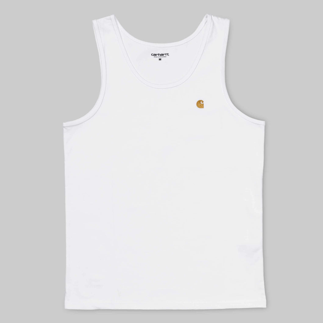 CARHARTT WIP Chase A-Shirt Canotta Smanicato Uomo Bianco