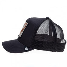 Carica l&#39;immagine nel visualizzatore di Gallery, Goorin cappello visiera trucker nero Scorpione - UNICA, Nero
