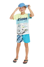Carica l&#39;immagine nel visualizzatore di Gallery, Desigual t-Shirt Cotone Bambino Multicolor TS George
