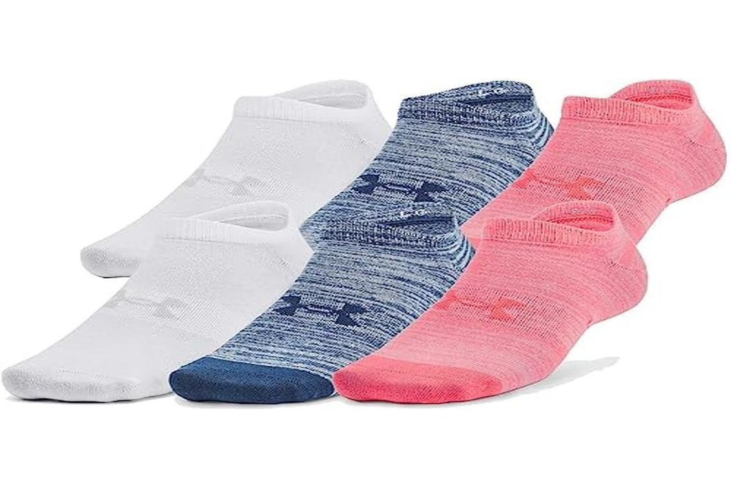 Under Armour UA Essential, Confezione da 6 Paia di Calzini No Show Socks, Calze Basse Unisex Adulto