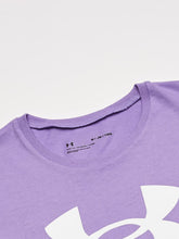 Carica l&#39;immagine nel visualizzatore di Gallery, Under Armour Girls&#39; Live Sportstyle Graphic Short-Sleeve T-Shirt , Vivid Lilac (560)/White , Youth X-Small

