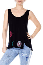 Carica l&#39;immagine nel visualizzatore di Gallery, Desigual Canotta Donna TS Melisa 19swtka2 s Nero
