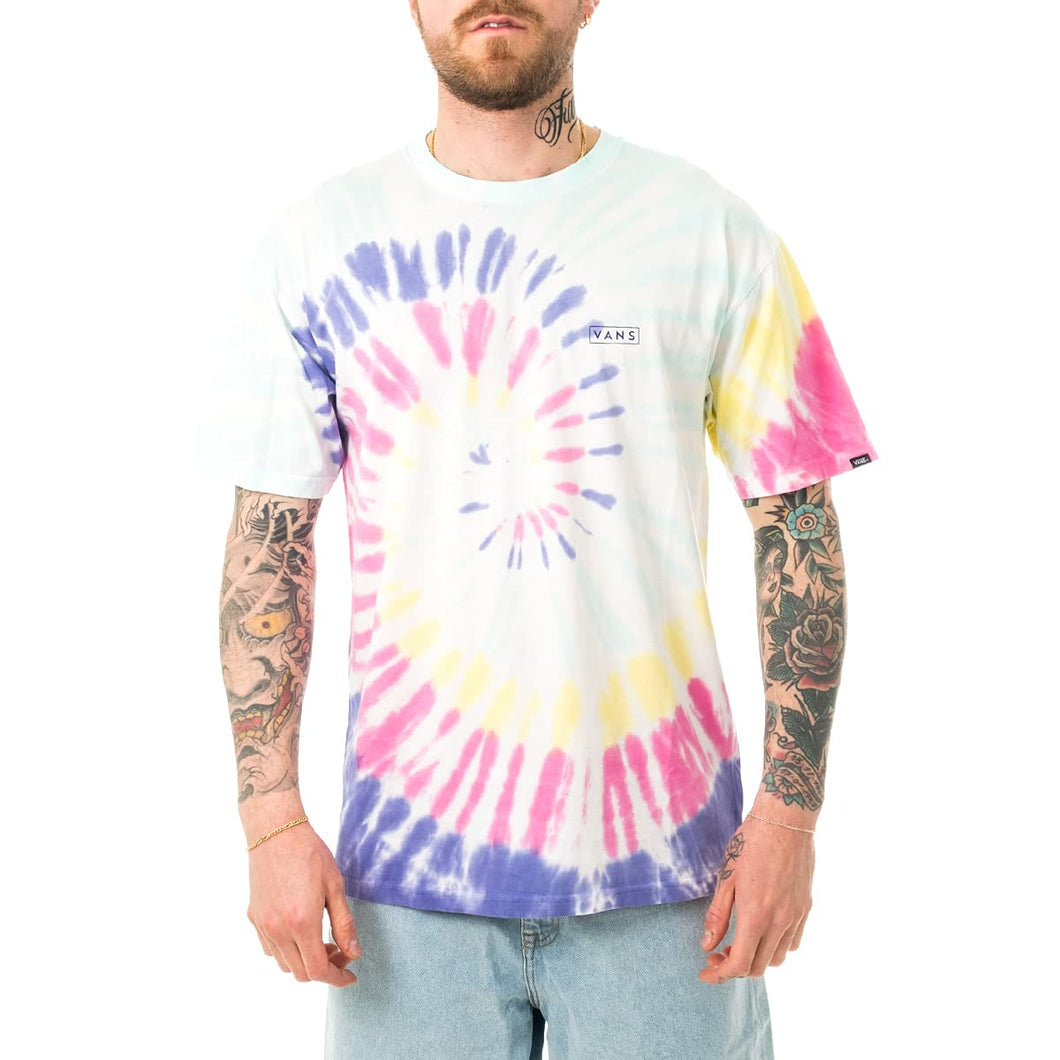Vans - T-SHIRT MANICHE CORTE DROP V SPIRAL TIE DYE UOMO BLACK - VN0A54C1Z4R1