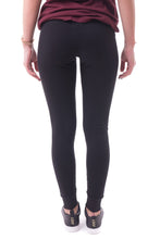 Carica l&#39;immagine nel visualizzatore di Gallery, Franklin &amp; Marshall pantalone donna legging in felpa Nero
