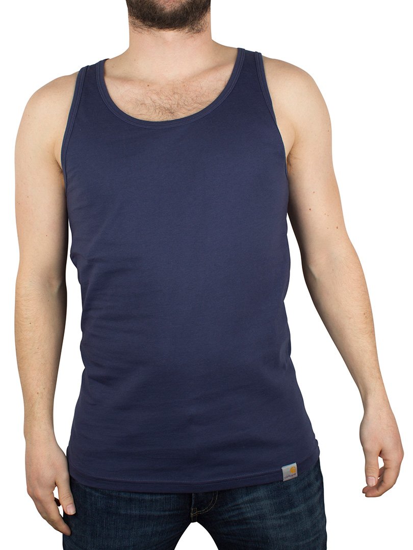 Carhartt Uomo Exec Plain Vest, Blu, Small
