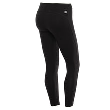 Carica l&#39;immagine nel visualizzatore di Gallery, FREDDY Leggings in Jersey di Viscosa Lunghezza 7/8 con Stampa - Nero-Bianco - Small

