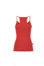 Carica l&#39;immagine nel visualizzatore di Gallery, E9 TELE - Canotta super stretch in cotone bielastico, colore RED
