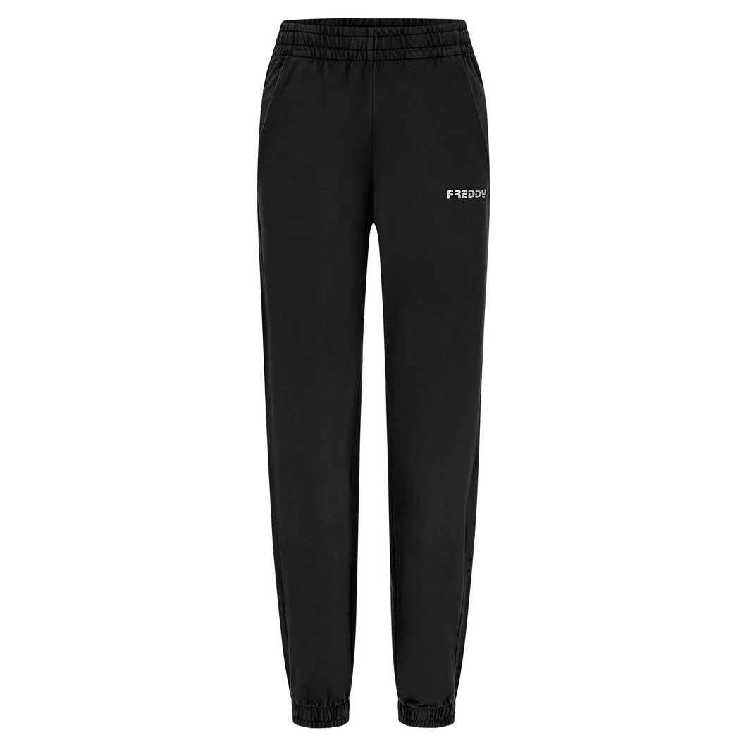 FREDDY - Pantaloni Sportivi in French Terry Vita E Fondo con Elastico