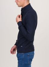 Carica l&#39;immagine nel visualizzatore di Gallery, Tiffosi maglia maglione uomo Andrew 10017897 maglia con bottoni Blu
