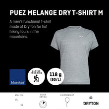 Carica l&#39;immagine nel visualizzatore di Gallery, SALEWA Puez Melange Dry M T-Shirt T-Shirt Uomo
